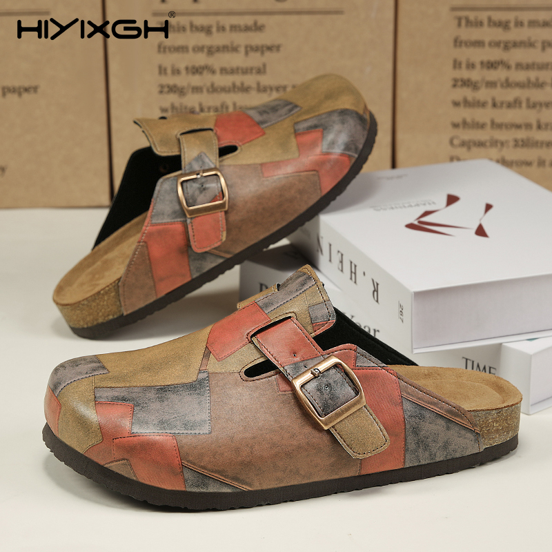 Health & Wellness Services At Western University Photos - Comfort Cork Leather Slippers for Unisex