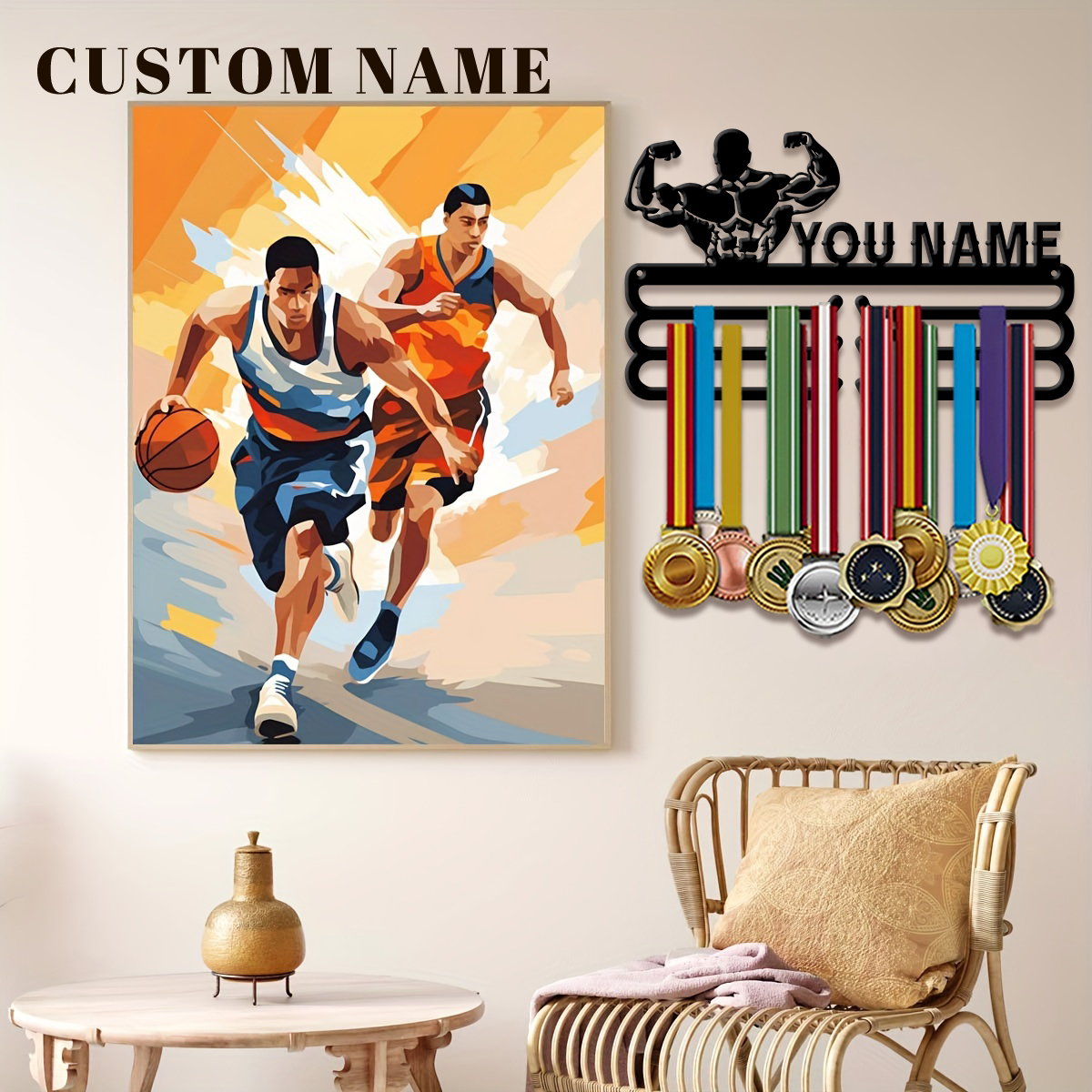 Health & Wellness Services At Western University Photos - custom Health, fitness Metal medal display