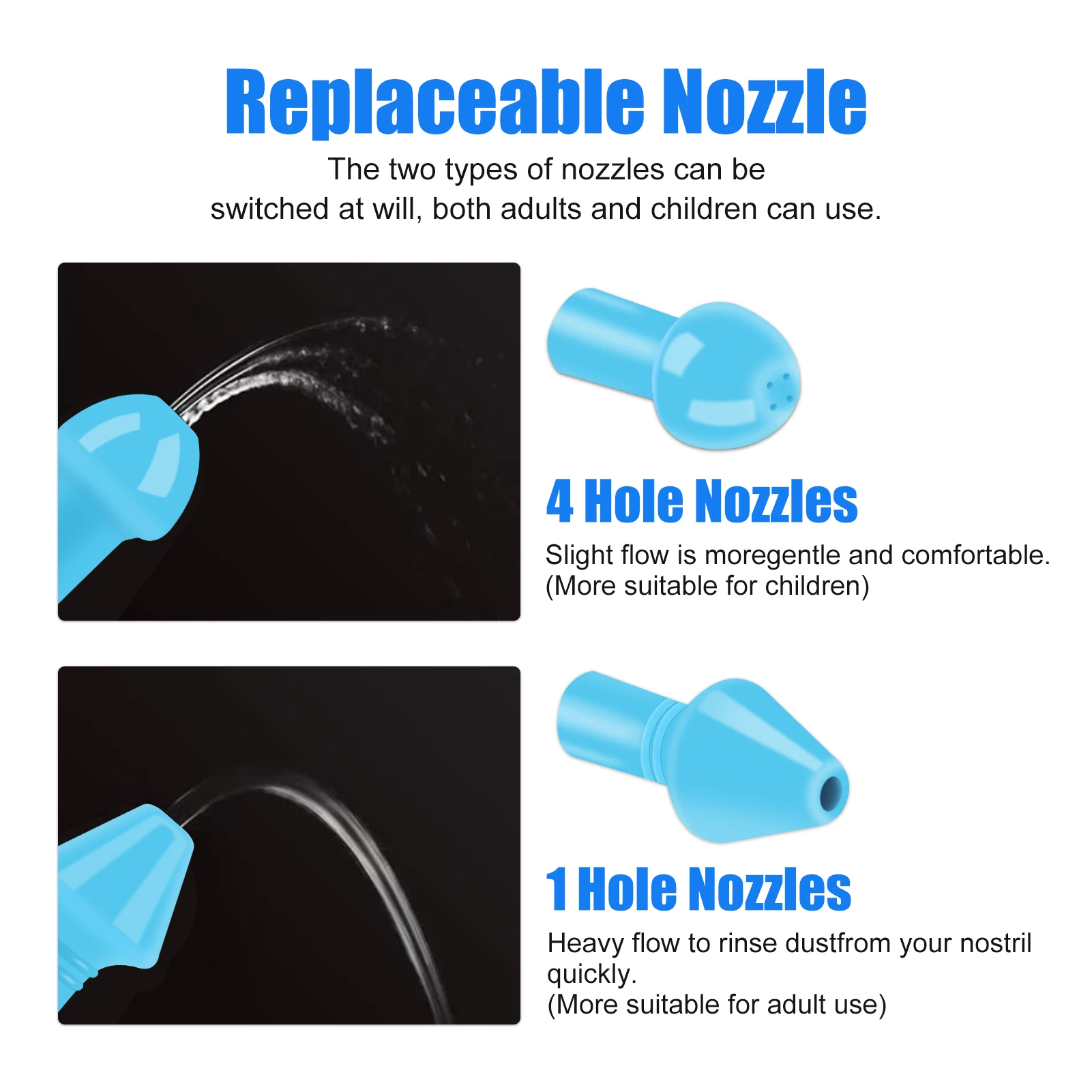 300/500ML Nose Wash Cleaner Na - đánh giá và giá Neti Pot Nasal Rinse