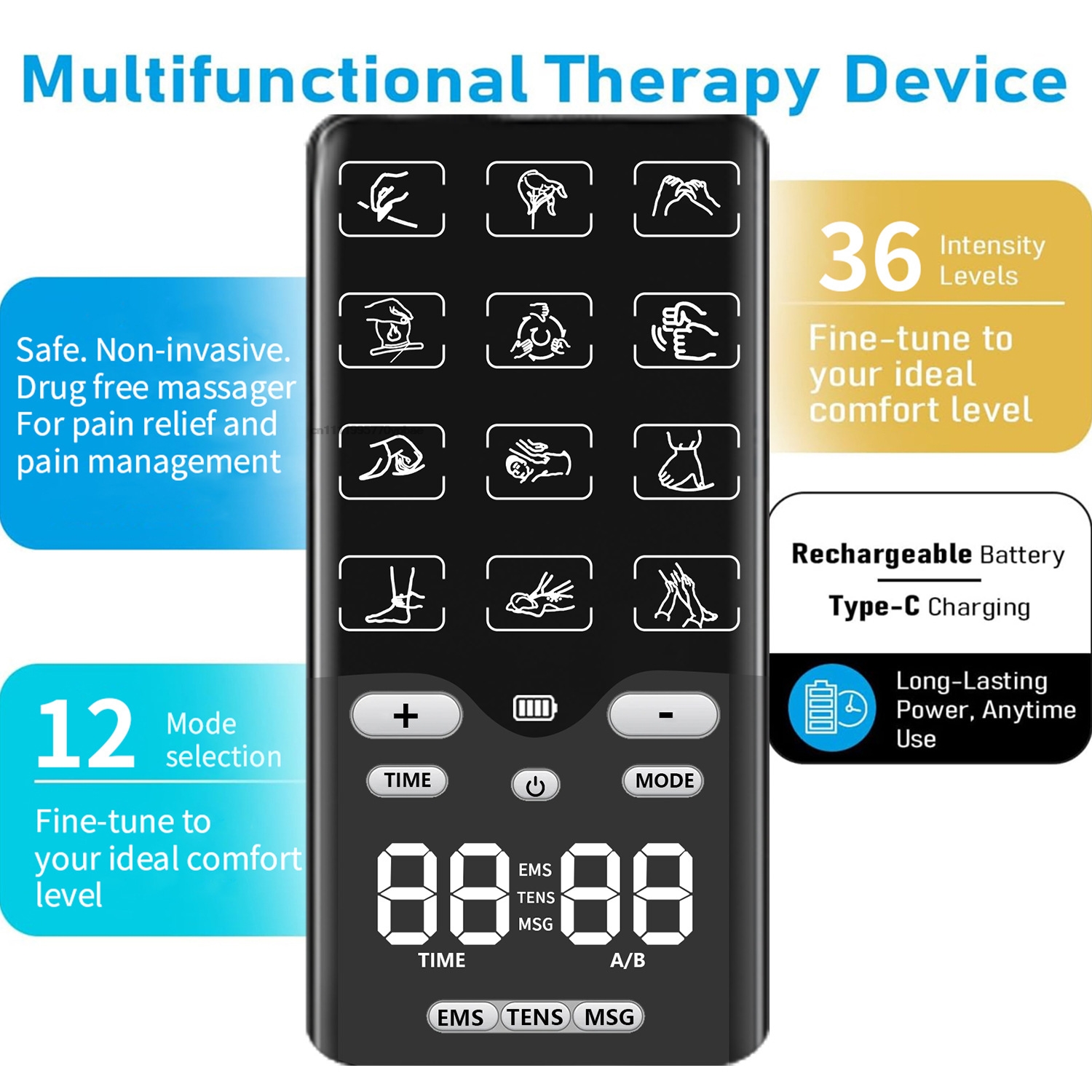 TENS-EMS Unit Muscle Stimulato - đánh giá và giá Tens Pain Relief Unit