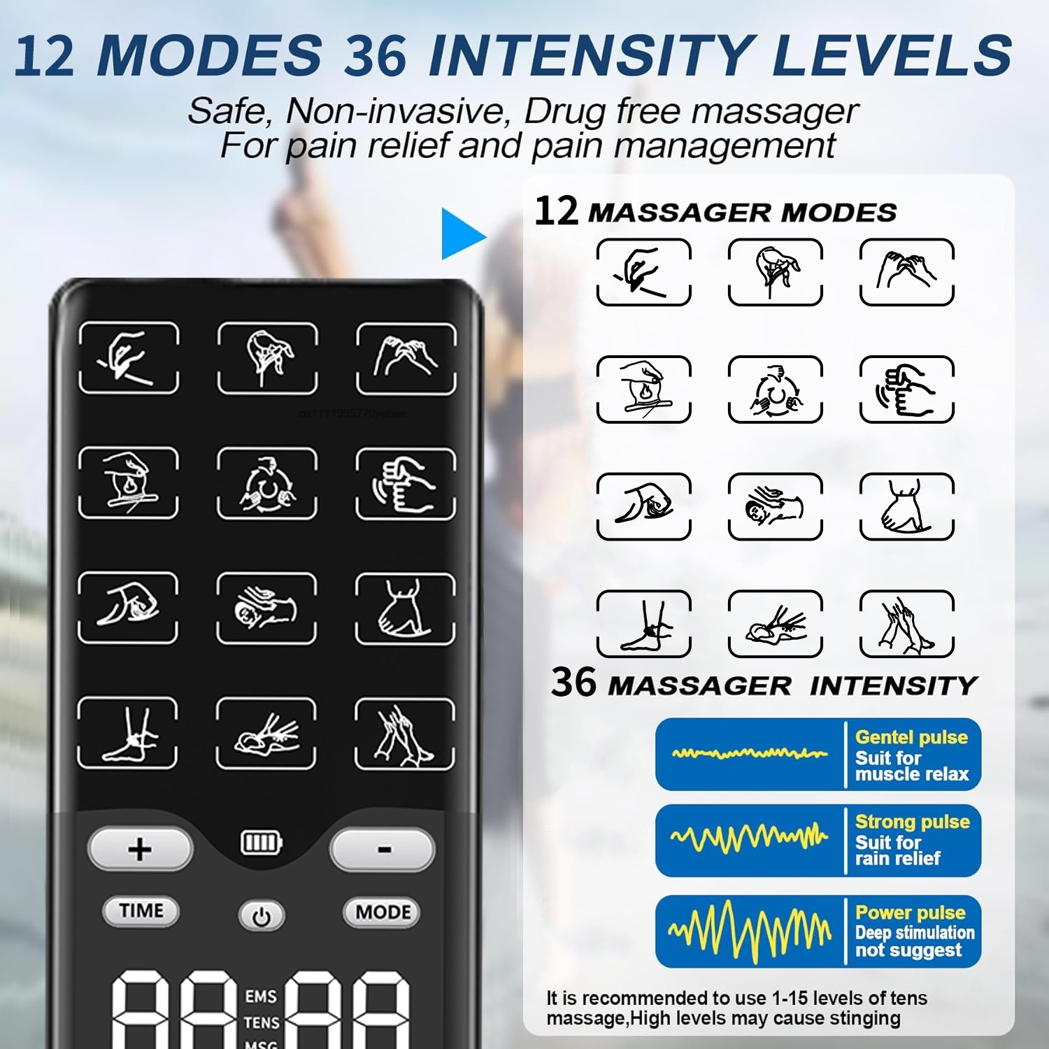 TENS-EMS Unit Muscle Stimulato - đánh giá và giá Tens Pain Relief Unit