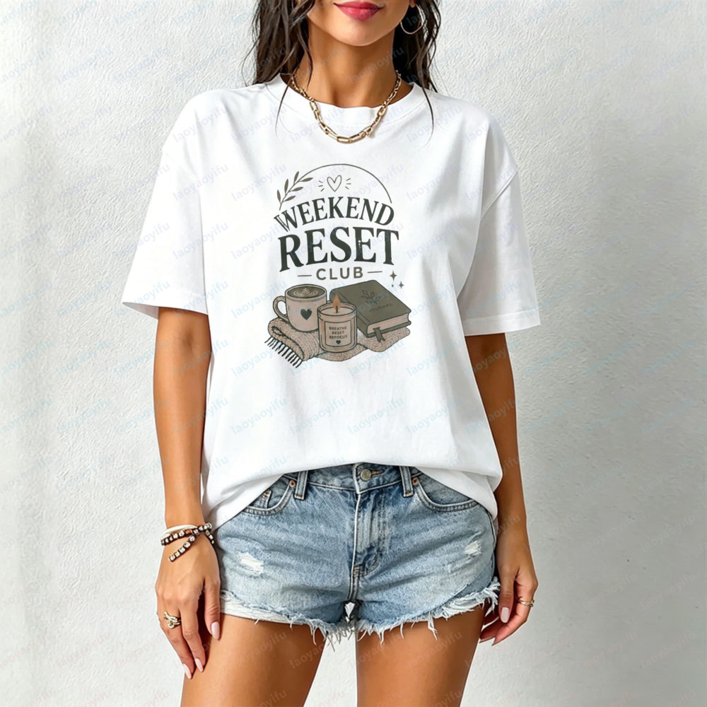 Weekend Reset Club T-Shirt Sel - đánh giá và giá Health Wellness Gifts Women