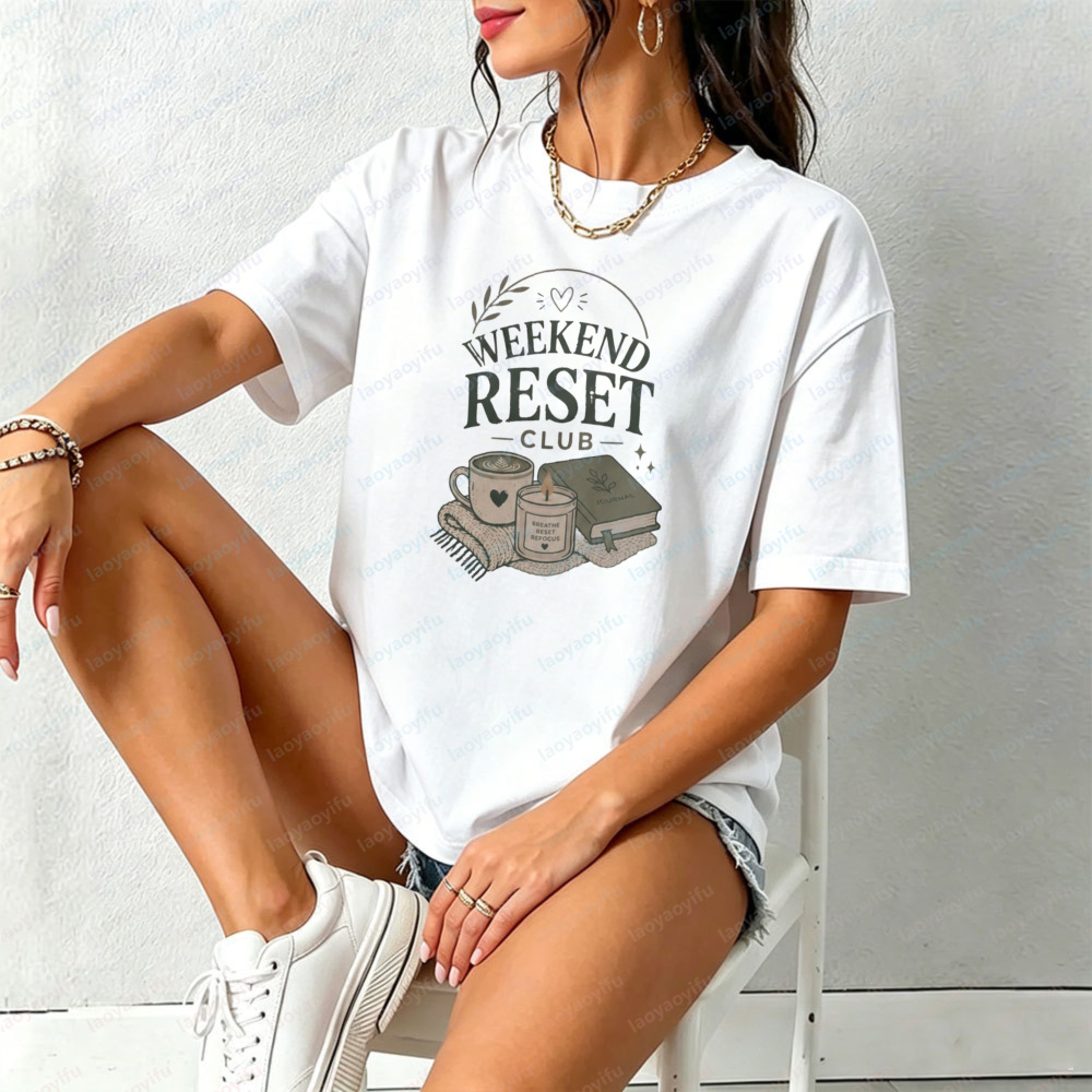 Weekend Reset Club T-Shirt Sel - đánh giá và giá Health Wellness Gifts Women
