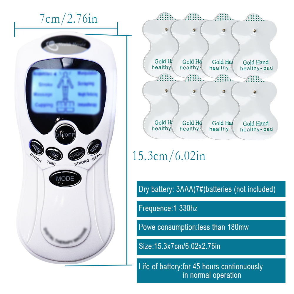 Electric Pulse Massager Muscle - đánh giá và giá Tens Pain Relief Unit