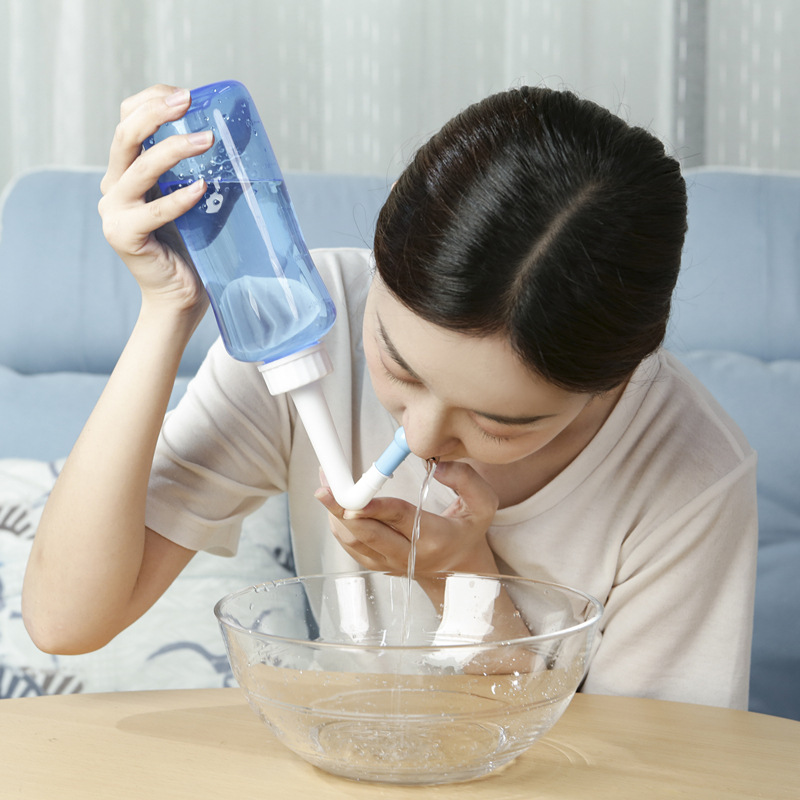 Nose Wash Cleaner Bottle 300ml - đánh giá và giá Neti Pot Nasal Rinse