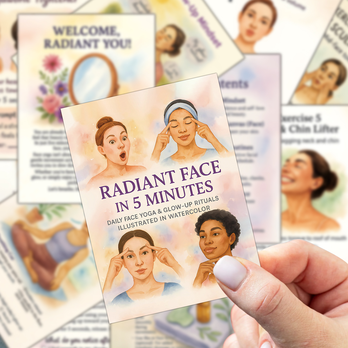 24pcs Radiant Face Yoga Cards, - đánh giá và giá Health Wellness Guide