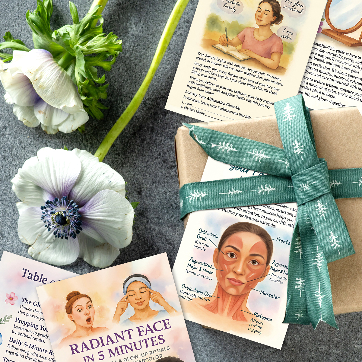 24pcs Radiant Face Yoga Cards, - đánh giá và giá Health Wellness Guide