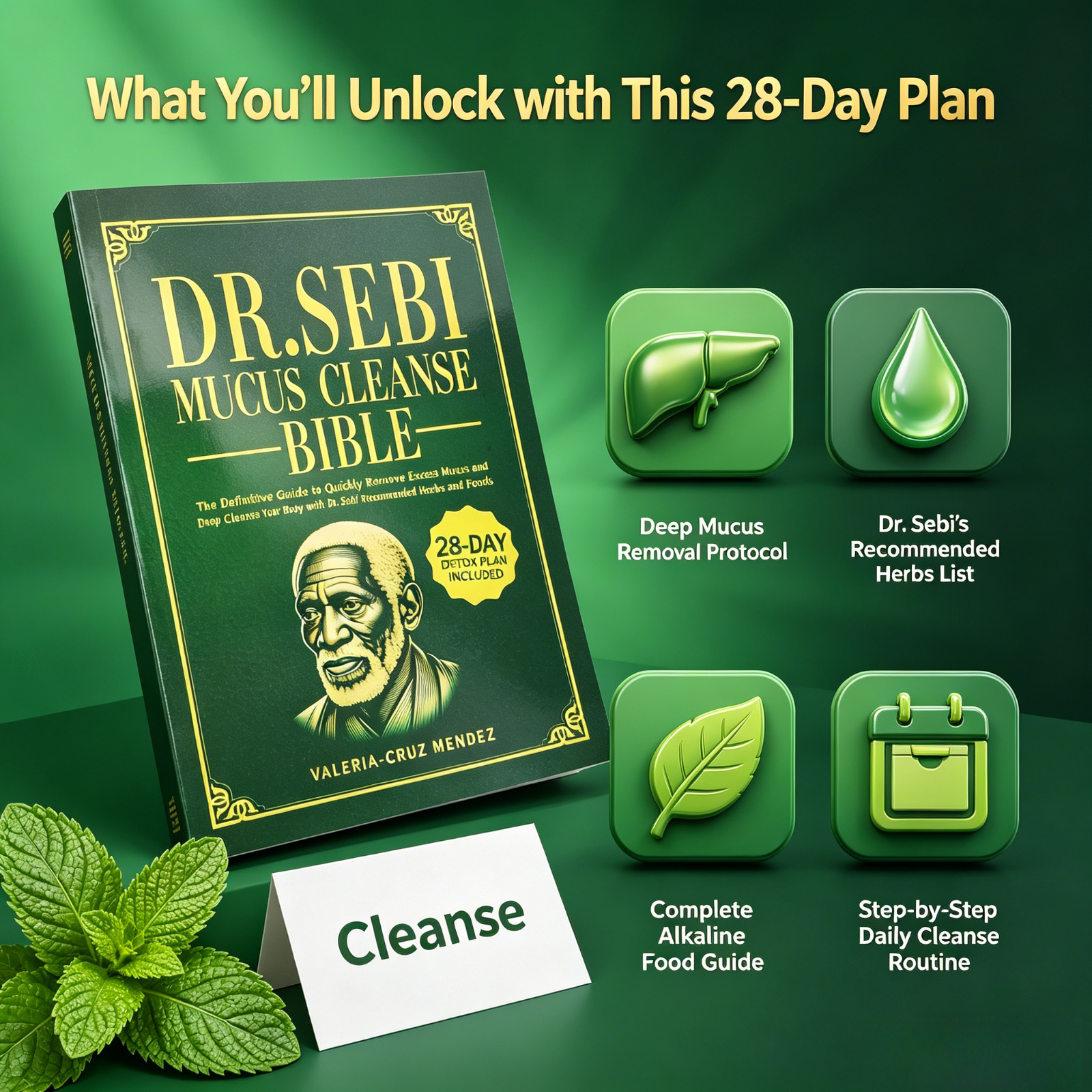 Dr. Sebi Mucus Cleanse Bible 2 - đánh giá và giá Health Wellness Guide
