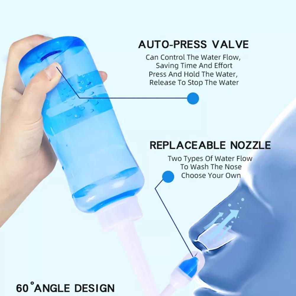 300 Nose Wash Cleaner Nasal Ir - đánh giá và giá Neti Pot Nasal Rinse