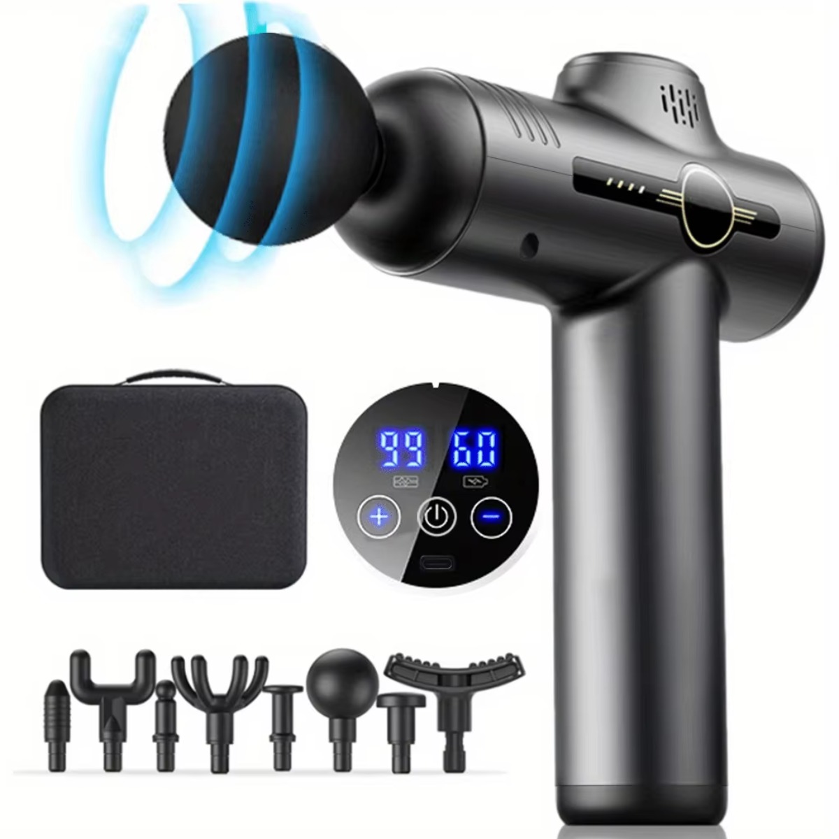 Portable Fascia Gun Vibration  - đánh giá và giá Health Wellness Fitness