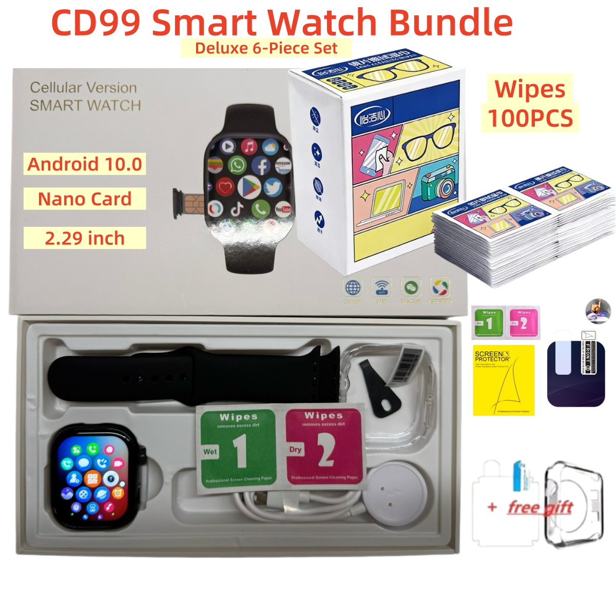CD99 watch X 5G smartwatch 2.2 - đánh giá và giá Xbody Health & Wellness