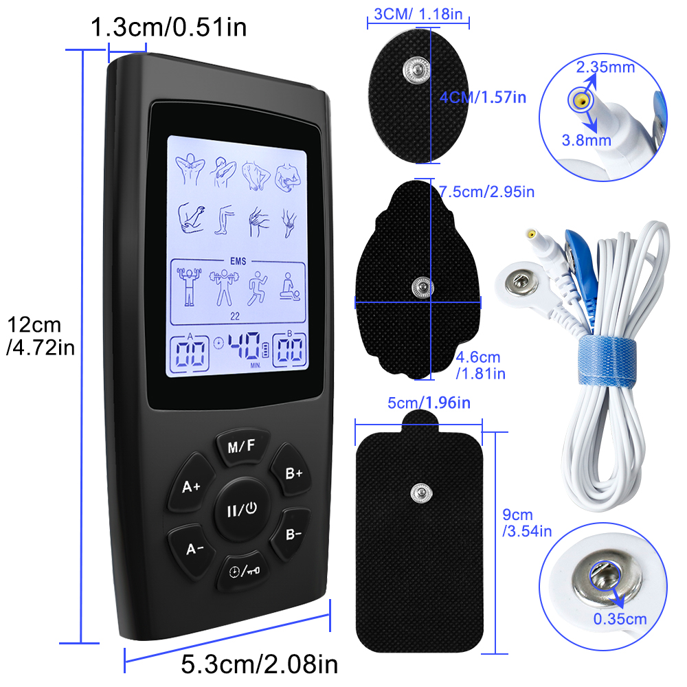 40 Levels Electric Tens Electr - đánh giá và giá Tens Pain Relief Unit