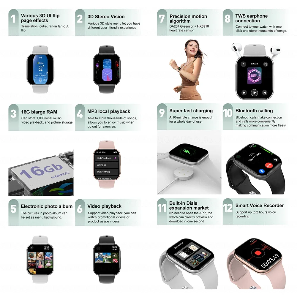 New DT Watch X Mini Smart Watc - đánh giá và giá Xbody Health & Wellness